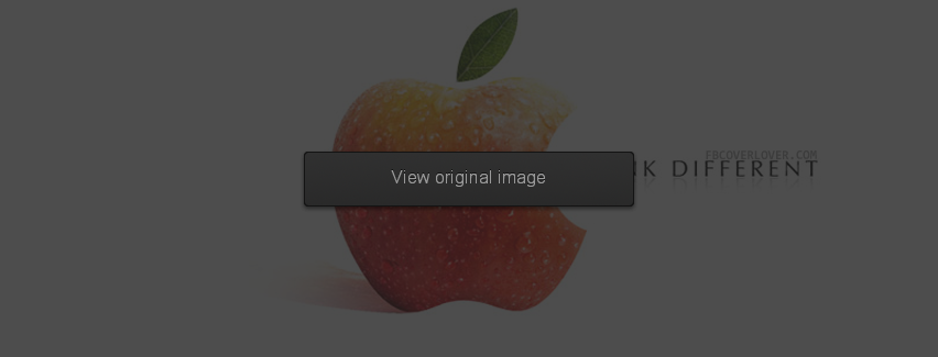 Apple Logo Think Different Facebook Covers More Brands Covers for Timeline