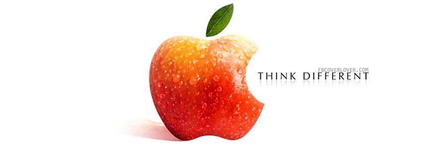 Apple Logo Think Different Facebook Timeline  Profile Covers