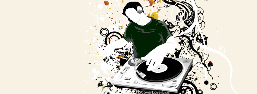 Artistic DJ Mixer Facebook Timeline  Profile Covers