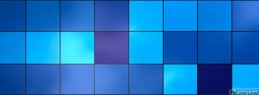 Blue Squares Facebook Covers More Pattern Covers for Timeline