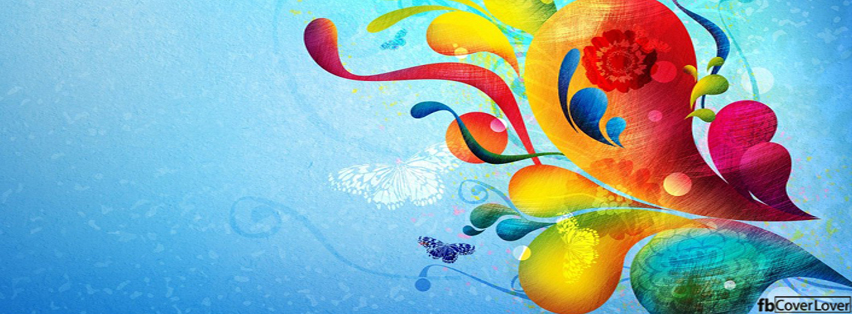 Butterfly Colors Facebook Covers More Abstract Covers for Timeline