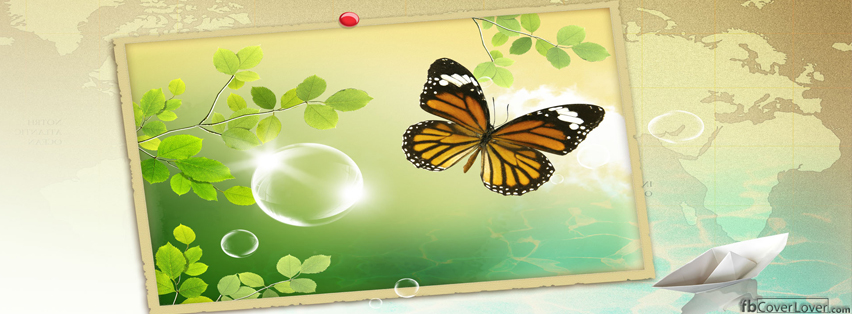 Butterfly posted Facebook Timeline  Profile Covers