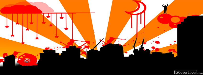 Abstract City View Facebook Covers More Abstract Covers for Timeline