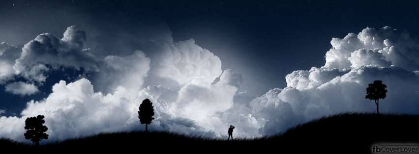 Amazing clouds and hills Facebook Covers More Nature_Scenic Covers for Timeline
