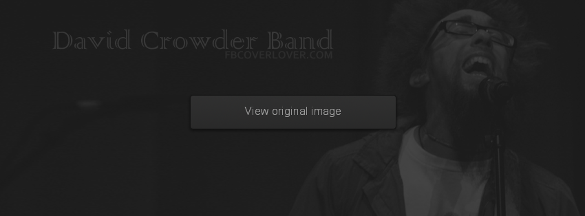 David Crowder Band Facebook Covers More Music Covers for Timeline