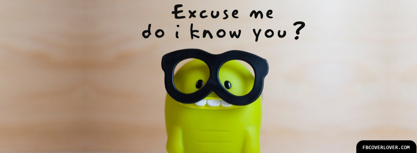 Excuse me do I know you? Facebook Timeline  Profile Covers
