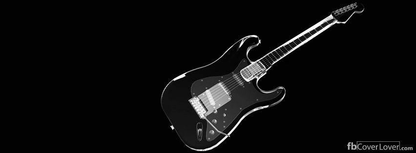 Black & White Guitar Facebook Timeline  Profile Covers
