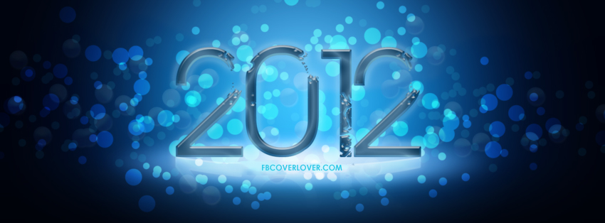 New Year 2012 Bubbles Facebook Timeline  Profile Covers
