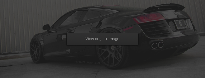 Audi R8 black Facebook Covers More Cars Covers for Timeline