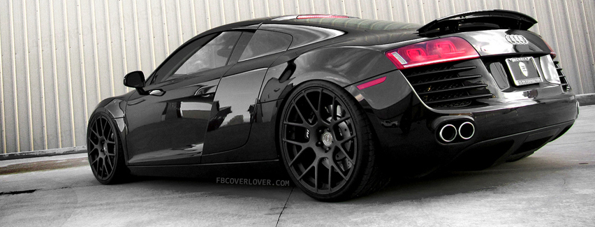 Audi R8 black Facebook Covers More Cars Covers for Timeline