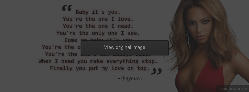 Love On Top Facebook Covers More Lyrics Covers for Timeline