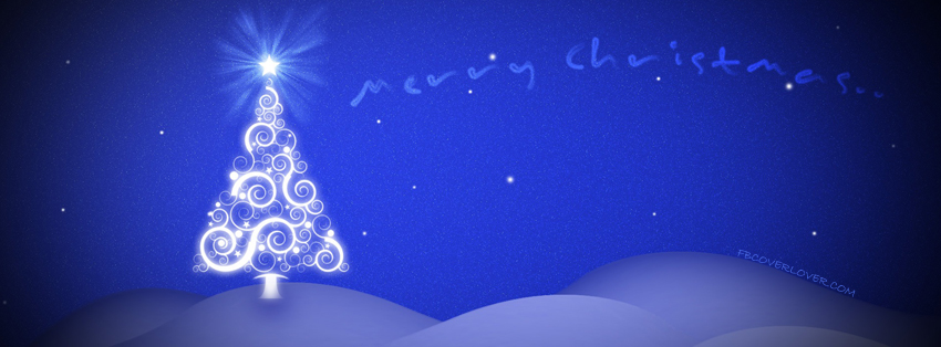 Artistic Merry Christmas Facebook Timeline  Profile Covers
