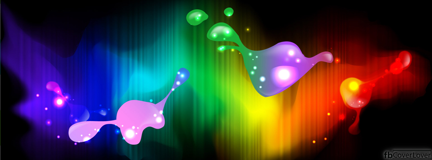 Paint Blobs Facebook Timeline  Profile Covers