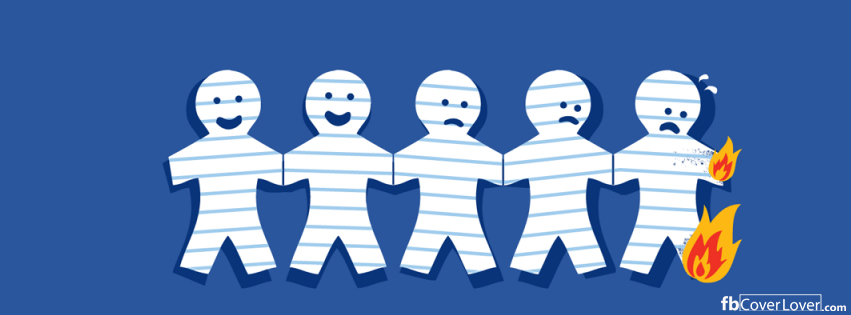 Paper Men on Fire Facebook Covers More Funny Covers for Timeline