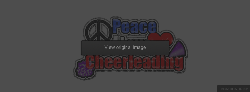 Peace Love Cheerleading Facebook Covers More Quotes Covers for Timeline