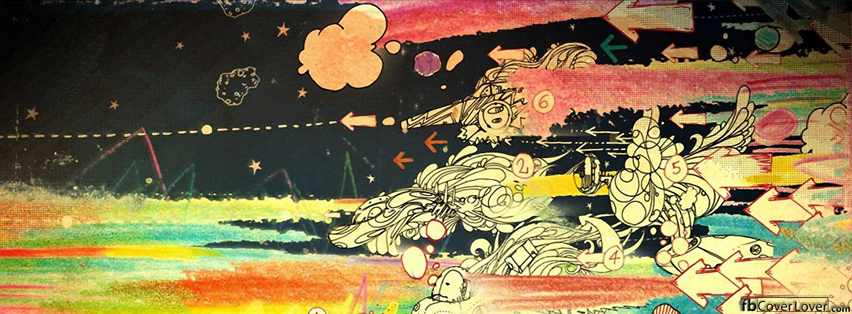 Artistic Colorful Drawings Facebook Covers More Artistic Covers for Timeline