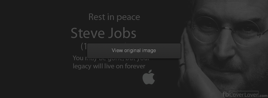 RIP Steve Jobs Facebook Covers More Causes Covers for Timeline