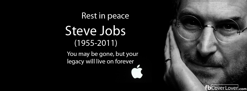 RIP Steve Jobs Facebook Timeline  Profile Covers