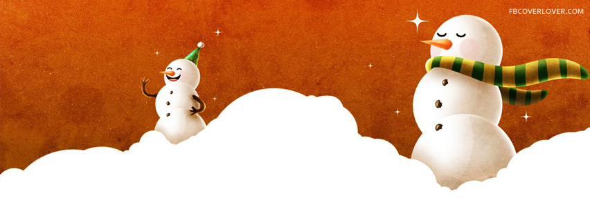 Winter Snowmen Facebook Covers More Seasonal Covers for Timeline