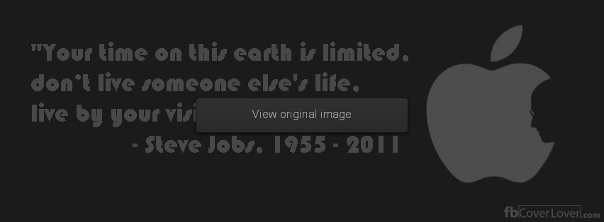 Rest In Peace Steve Jobs Facebook Covers More Causes Covers for Timeline