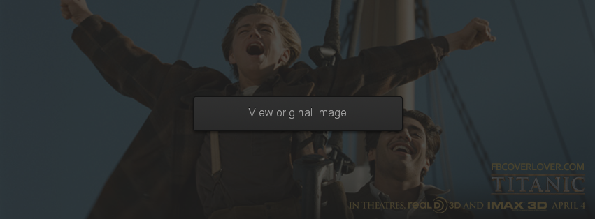 Leonardo DiCaprio - Titanic 3D 3 Facebook Covers More Movies_TV Covers for Timeline