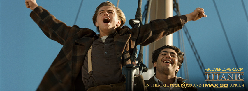 Leonardo DiCaprio - Titanic 3D 3 Facebook Covers More Movies_TV Covers for Timeline