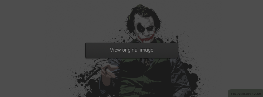 The Joker (Batman) Facebook Covers More Movies_TV Covers for Timeline