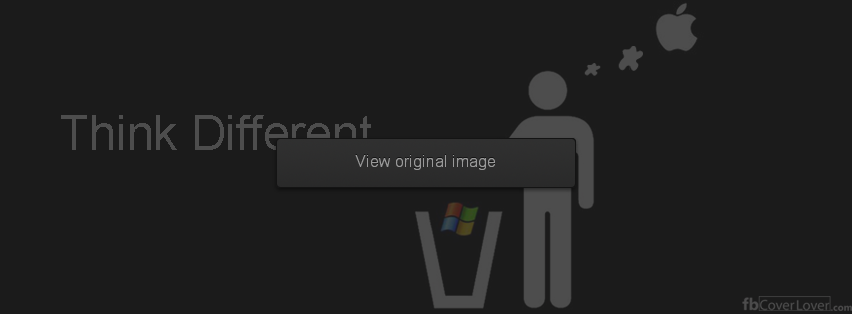Think Different Apple vs Windows Facebook Covers More Funny Covers for Timeline