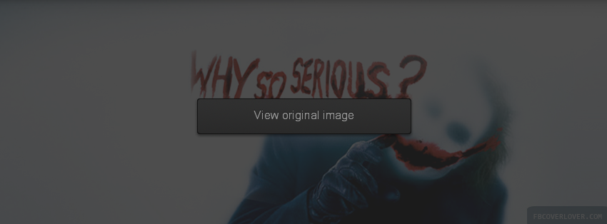 Why So Serious? Facebook Covers More Movies_TV Covers for Timeline