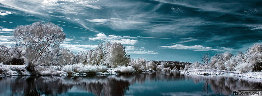 Winter Lake Facebook Timeline  Profile Covers