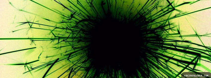 Green Burst Facebook Covers More Abstract Covers for Timeline