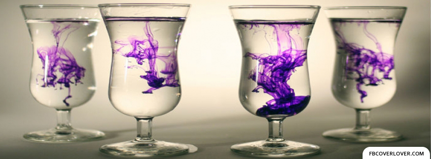 Purple Water Effect Facebook Timeline  Profile Covers