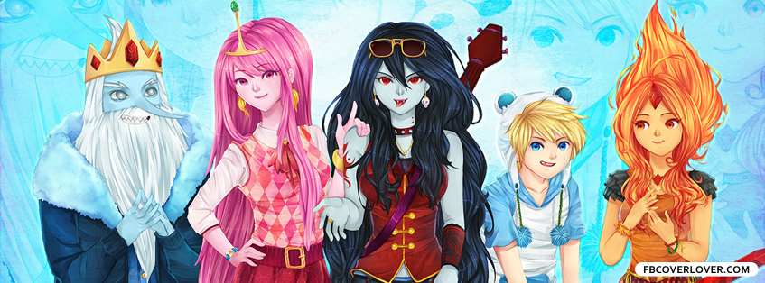 Adventure Time Characters 2 Facebook Covers More Cartoons Covers for Timeline
