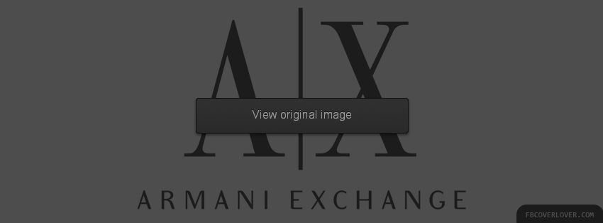Armani Exchange Facebook Covers More Brands Covers for Timeline