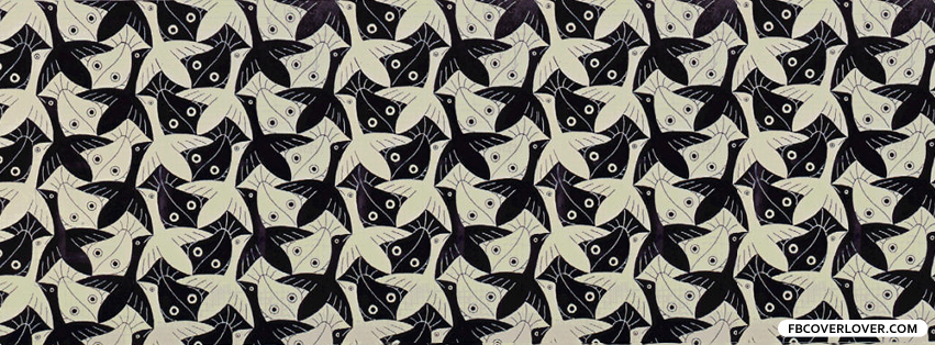 MC Escher Illusion Facebook Timeline  Profile Covers