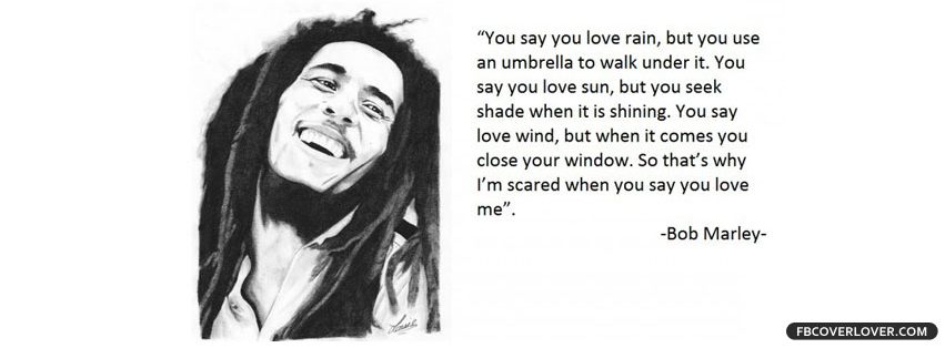 Bob Marley Quote Facebook Timeline  Profile Covers