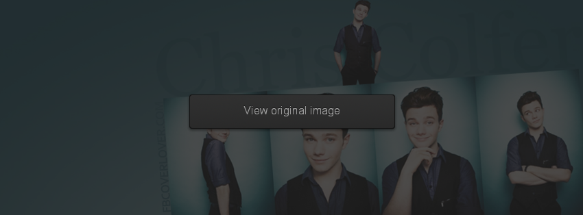 Chris Colfer 2 Facebook Covers More Celebrity Covers for Timeline
