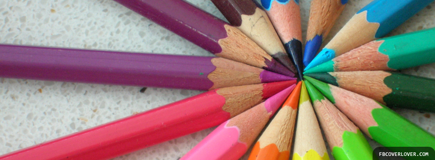 Colored Pencils Facebook Timeline  Profile Covers