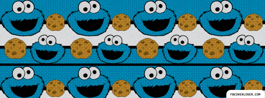 Cookie Monster Pattern Facebook Timeline  Profile Covers
