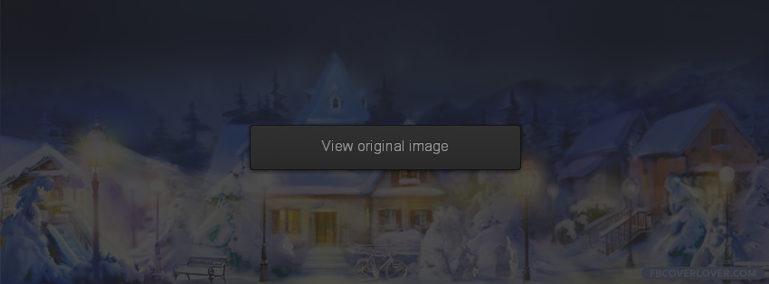 Cozy Winter Town Facebook Covers More Seasonal Covers for Timeline