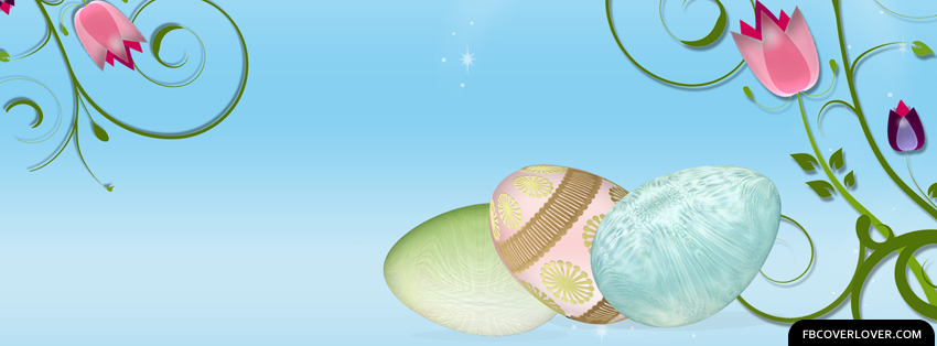 Easter Eggs Decoration Facebook Timeline  Profile Covers