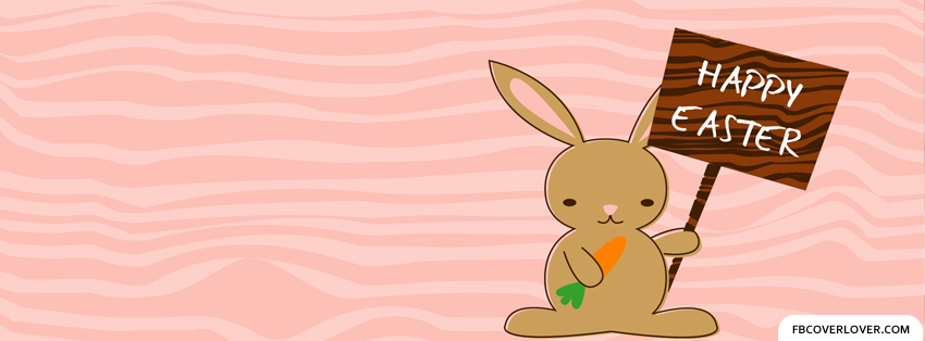 Happy Easter Bunny Facebook Timeline  Profile Covers