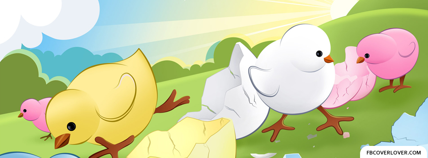 Easter Egg Chicks Facebook Covers More Holidays Covers for Timeline