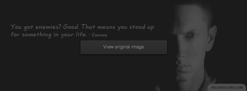 Eminem Quote 3 Facebook Covers More Quotes Covers for Timeline