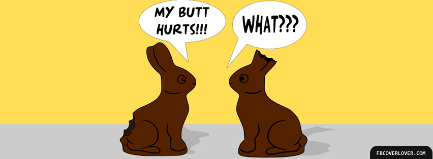 Funny Chocolate Bunnies Facebook Timeline  Profile Covers