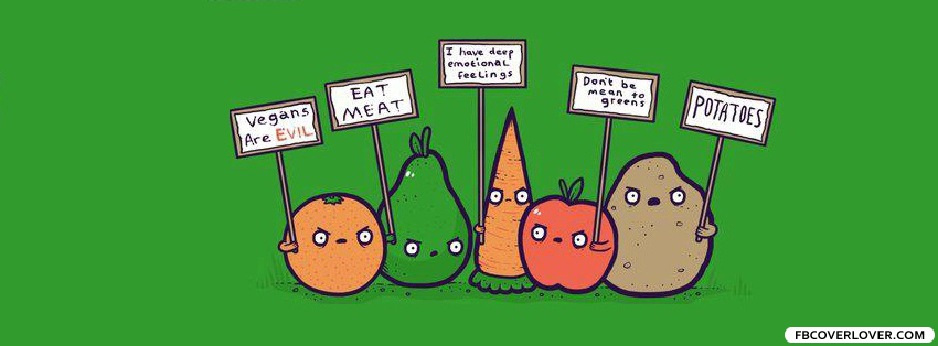 Fruit And Veggie Protest Facebook Timeline  Profile Covers