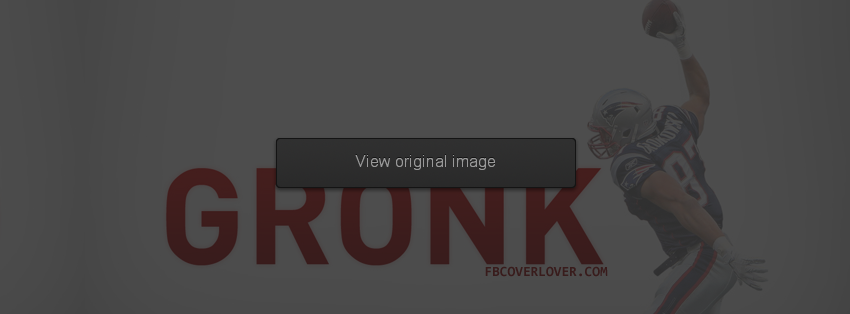 Gronkowski Facebook Covers More Football Covers for Timeline