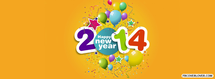 Happy New Year 2014 Facebook Timeline  Profile Covers
