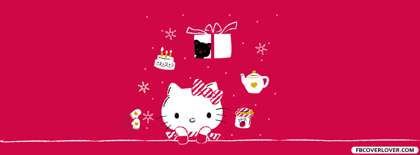 Hello Kitty Christmas Facebook Timeline  Profile Covers