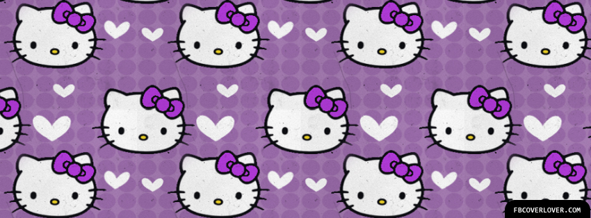 Purple Hello Kitty Facebook Covers More Pattern Covers for Timeline